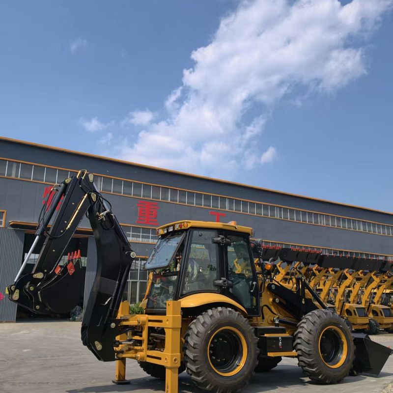 Excavator Loader Busy At Both Ends