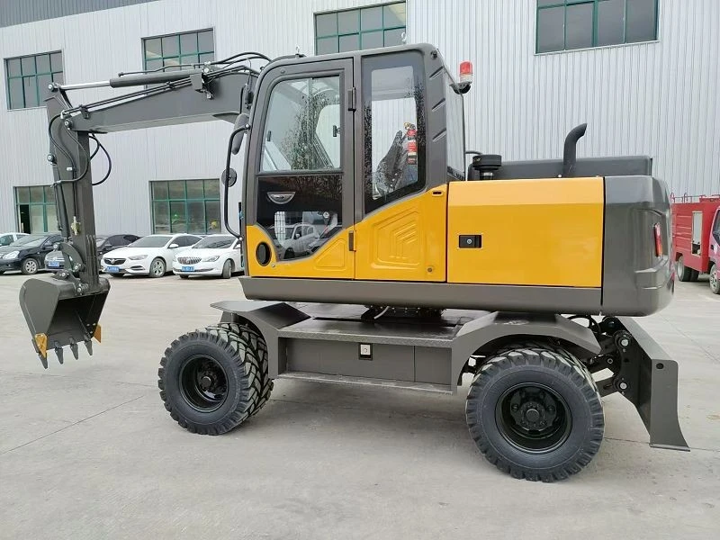 Four-wheel-drive Wheel Excavator Used in Construction Site best