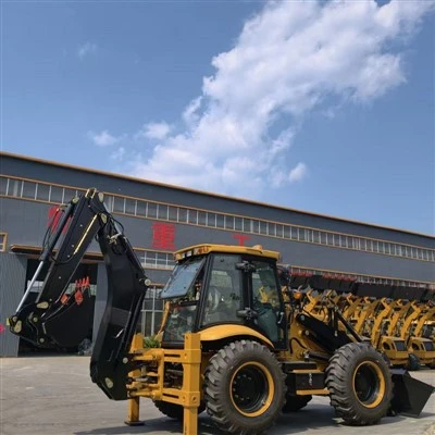 Excavator Loader Busy At Both Ends